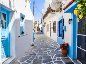 paros streets. Activities in Paros