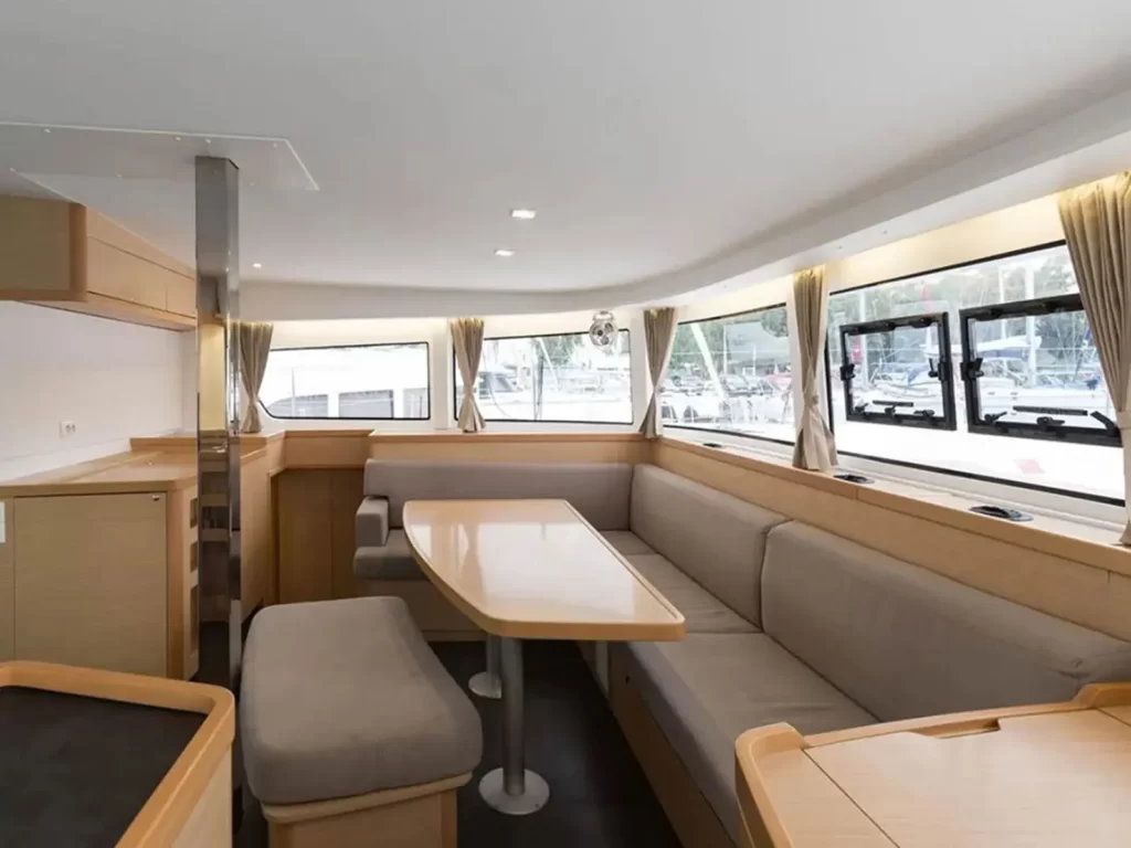 lagoon-42-interior-lounge-2-yacht-charter-cruise-paros-naxos