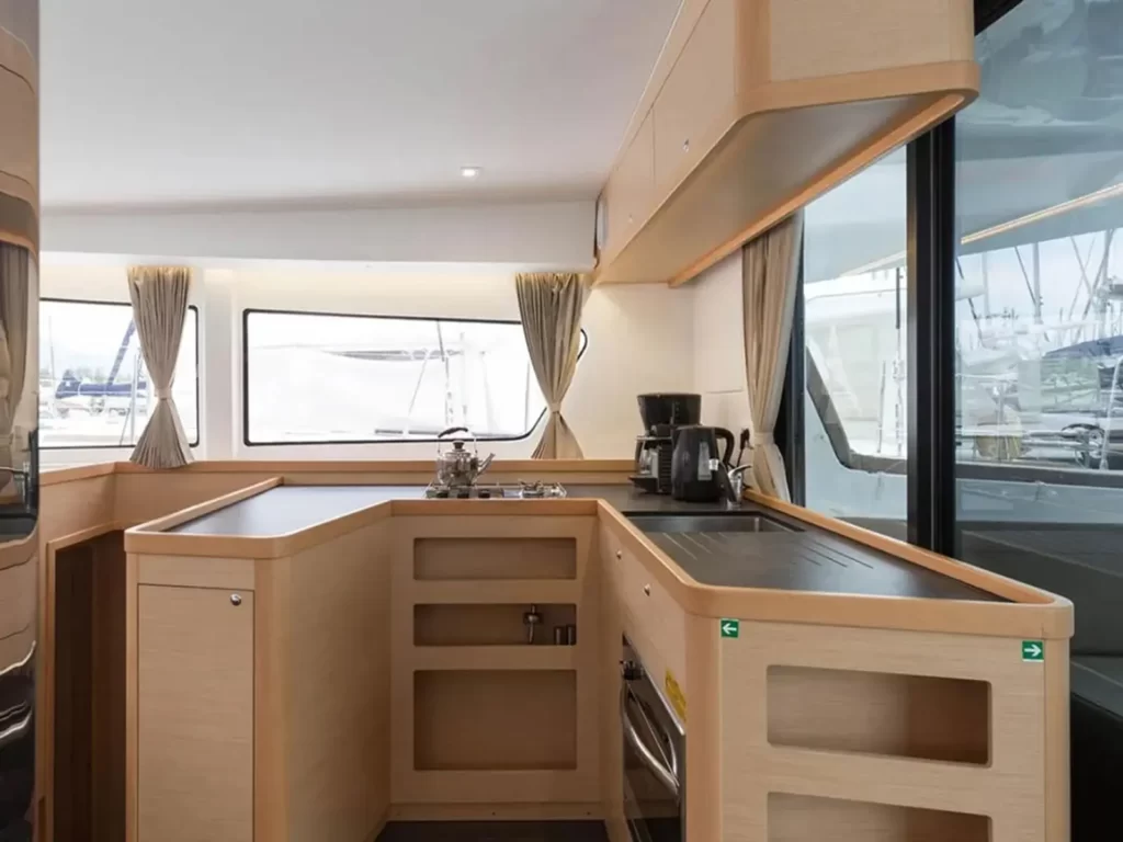 lagoon-42-kitchen-yacht-charter-cruise-paros-naxos